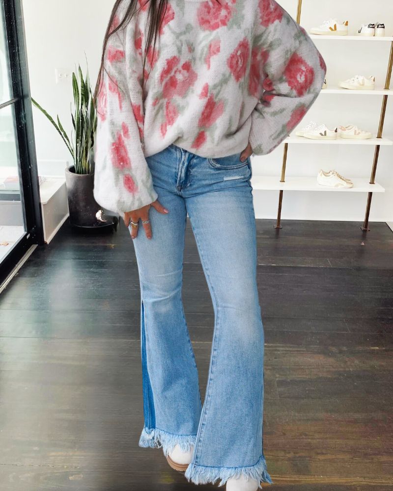Fashion Washed Mid-Rise Jeans