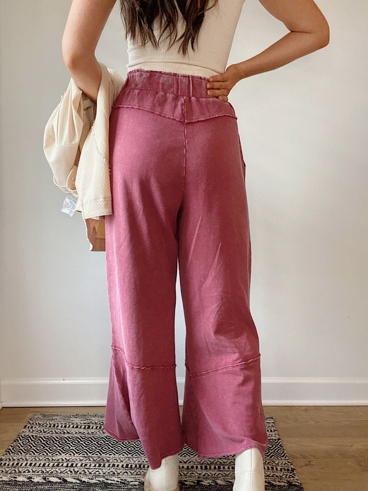 Casual Comfortable Wide Leg Pants 