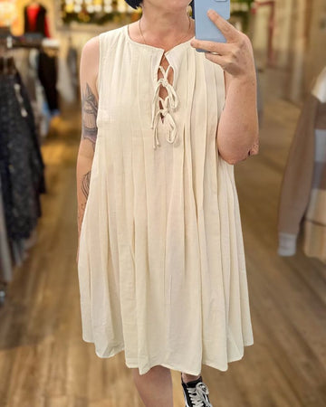 Fashion Loose Pleated Dress